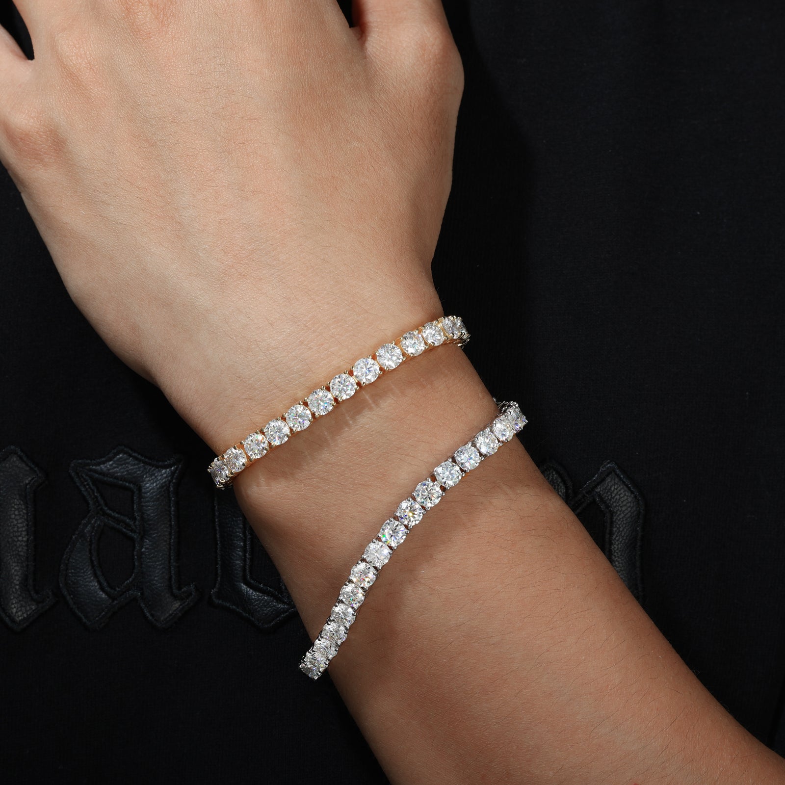 Mens tennis bracelet celestejewels