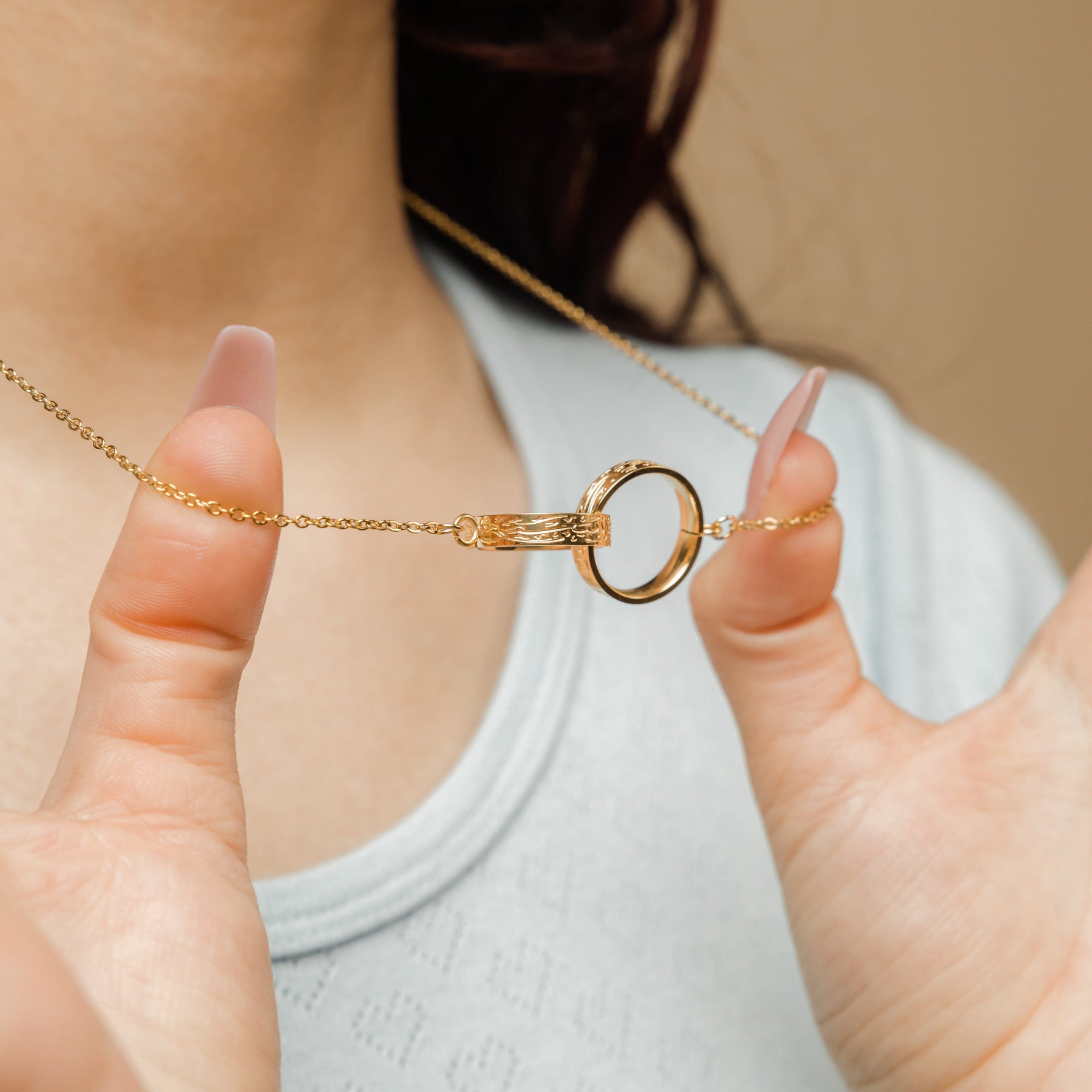 Allah Islamic Arabic Muslim Ayatul Kursi Waterproof Stainless Steel Non Tarnish Pendant Fashion Jewelry Necklace Quran celestejewels