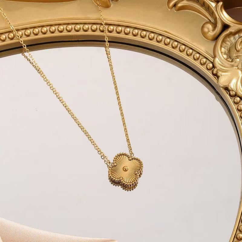 Luxury Five Clover Flower 18K Gold Plated celestejewels