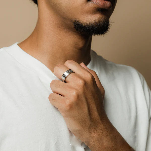 Custom Allah Arabic Muslim Ayatul Kursi Quran Islam Stainless Steel Fine Fashion Jewelry Rings for Men, Women celestejewels