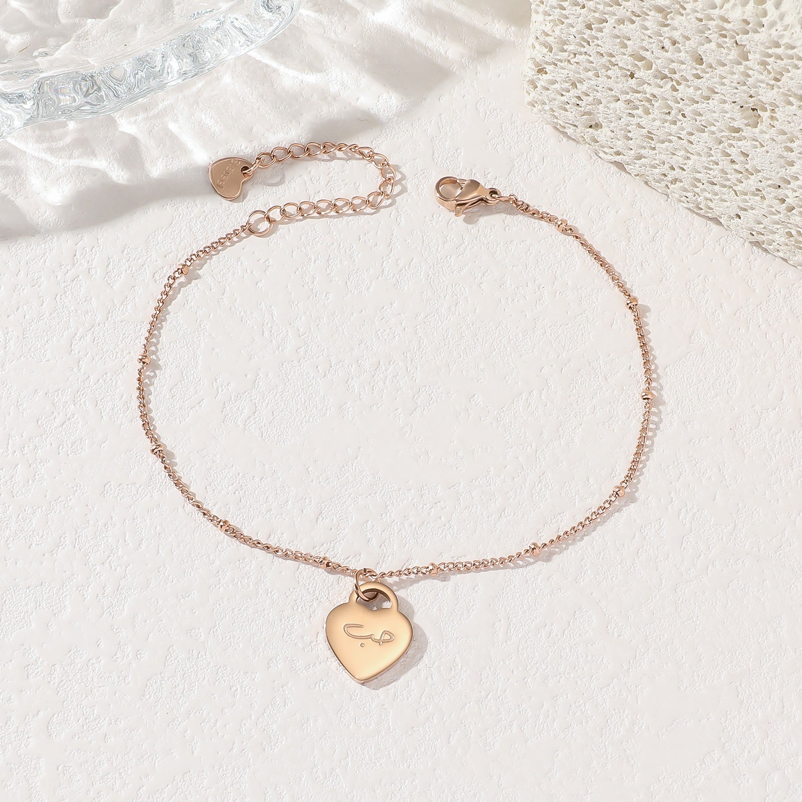 Multifont Arabic Islam Muslim Engraved Waterproof Gold Plated Stainless Steel Fashion Jewelry Bracelet celestejewels